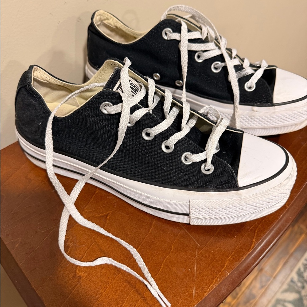 Converse Black and White Canvas Shoes